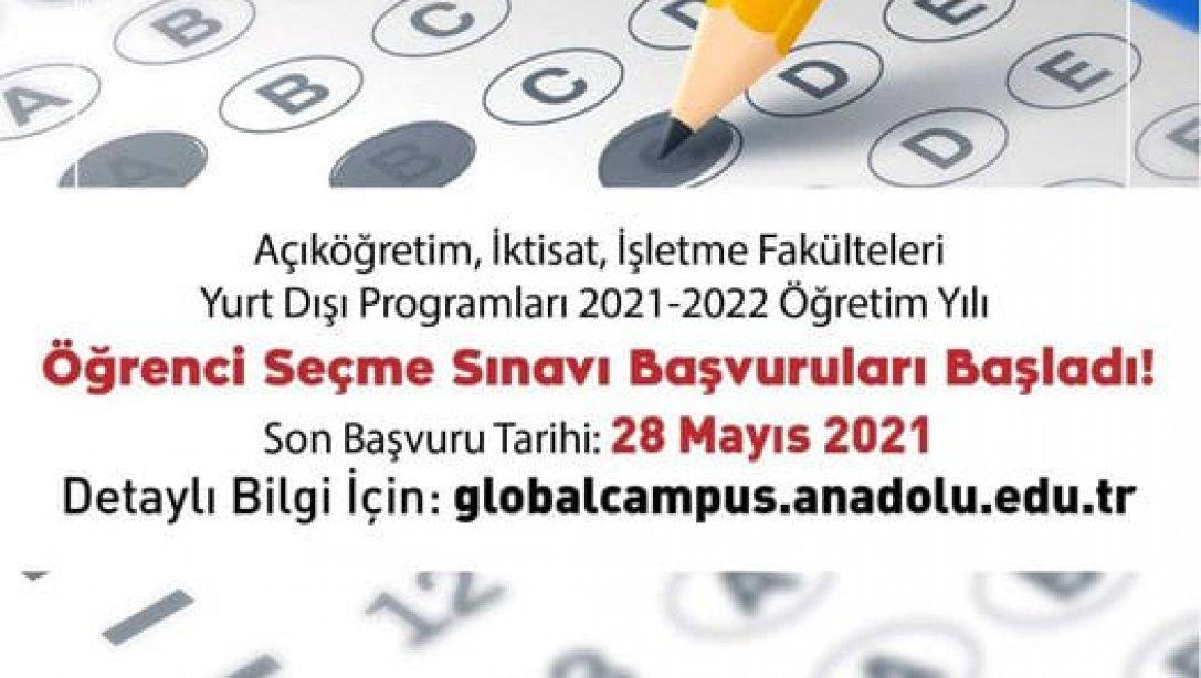 Anadolu Üniversitesi Avrupa Programları Öğrenci Seçme Sınavı  